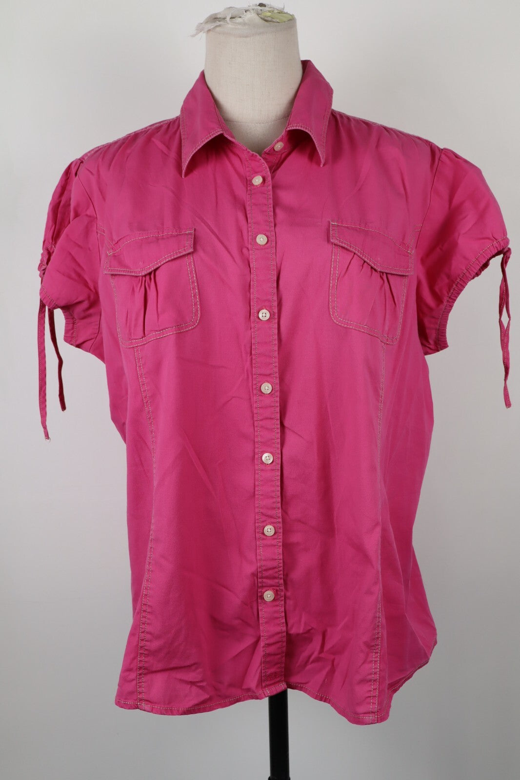 TOMMY HILFIGER CAMICIA DONNA TG. XL WOMAN SHIRT CASUAL VINTAGE COTONE COTTON