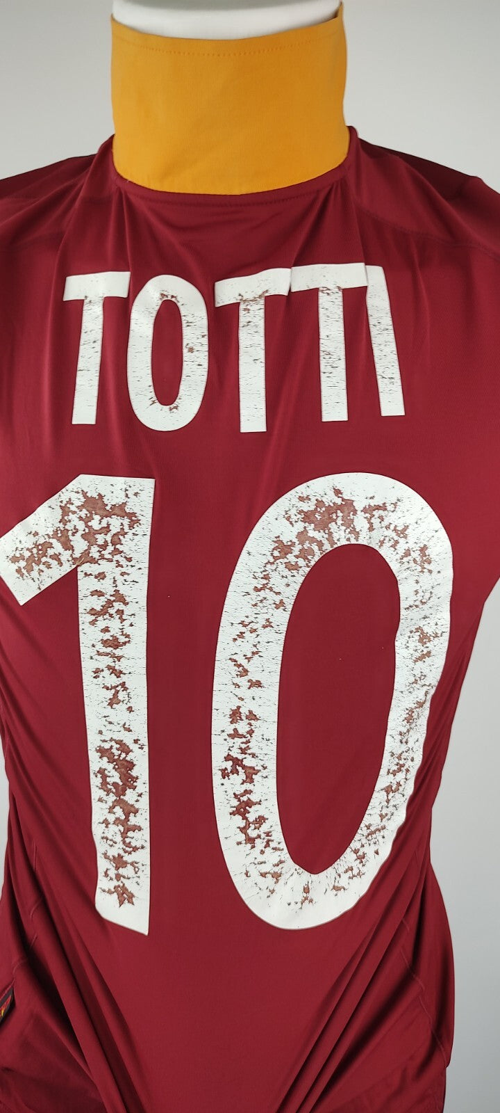 KAPPA ROMA N. 10 TOTTI COMPLETO CALCIO UOMO Tg L FOOTBALL JERSEY SPORT VINTAGE