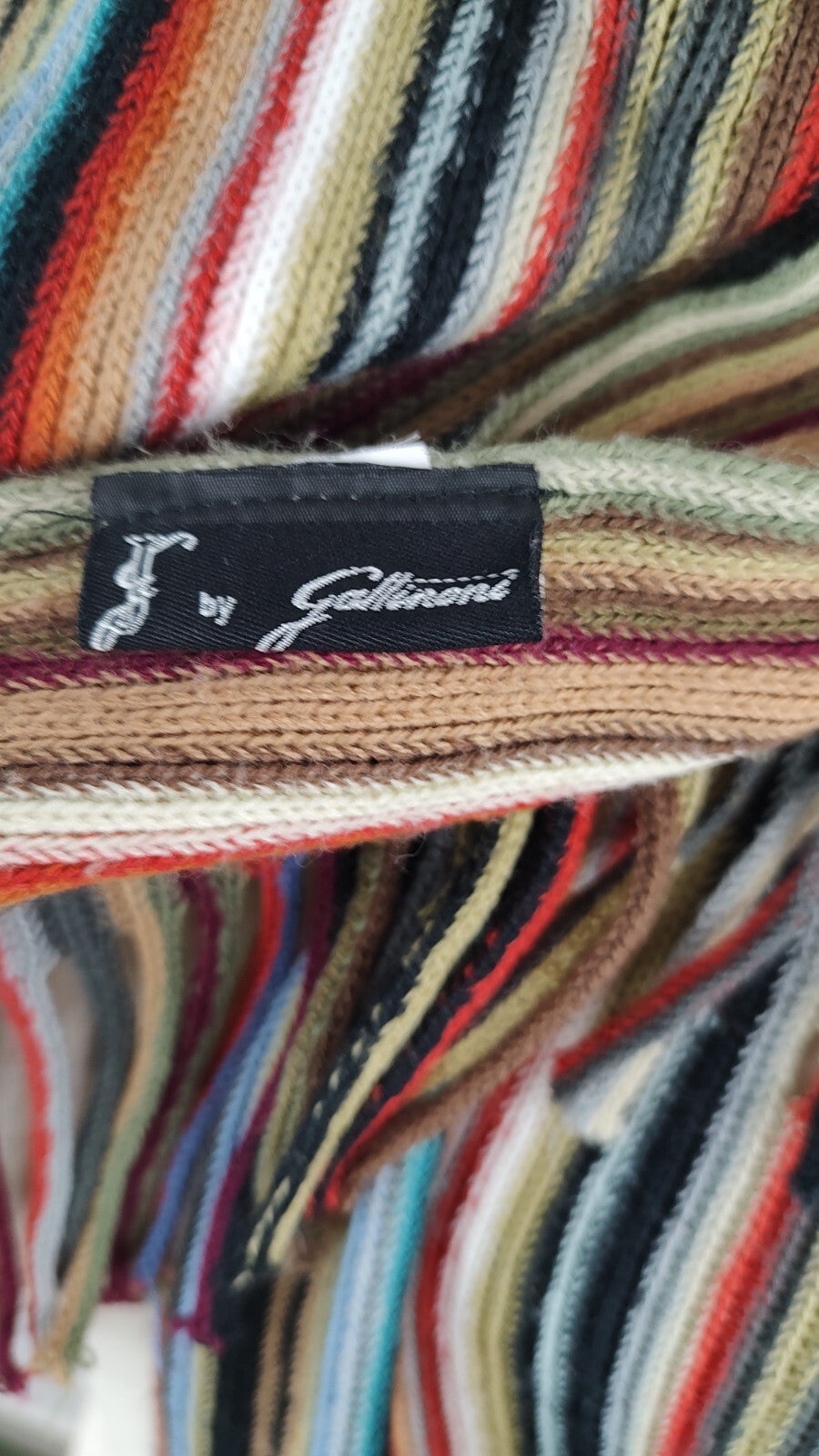 GATTINONI SCIARPA UOMO DONNA WOMAN MAN VINTAGE CASUAL SCARF ACRILICO