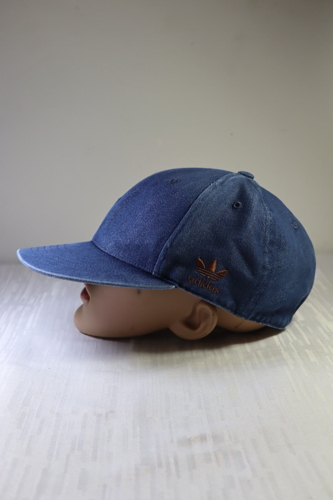 ADIDAS CAPPELLO TAGLIA M BERRETTO UOMO DONNA HAT CAP VINTAGE CASUAL DENIM