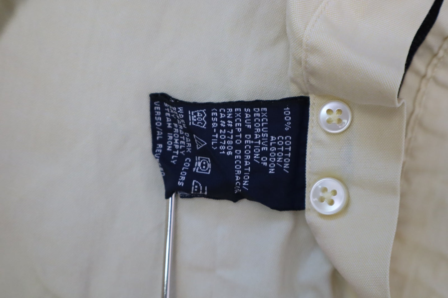 TOMMY HILFIGER CAMICIA UOMO COTONE TG XXL MAN CASUAL VINTAGE COTTON SHIRT