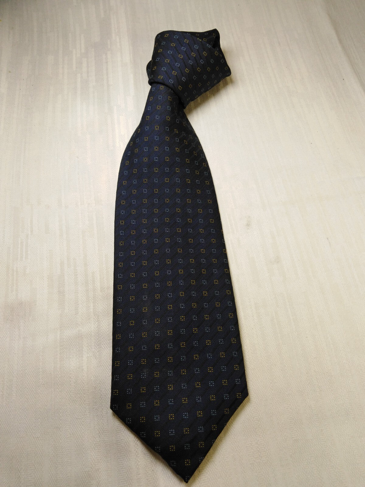 ANDREA CONTE NAPOLI 100% SILK TIE SETA CRAVATTA NECKTIE MADE ITALY SELF TIPPED