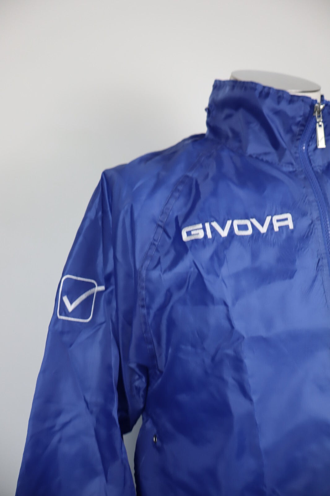 GIVOVA PAGANESE GIUBBINO K-WAY IMPERMEABILE CALCIO UOMO L SOCCER JACKET CON TAG