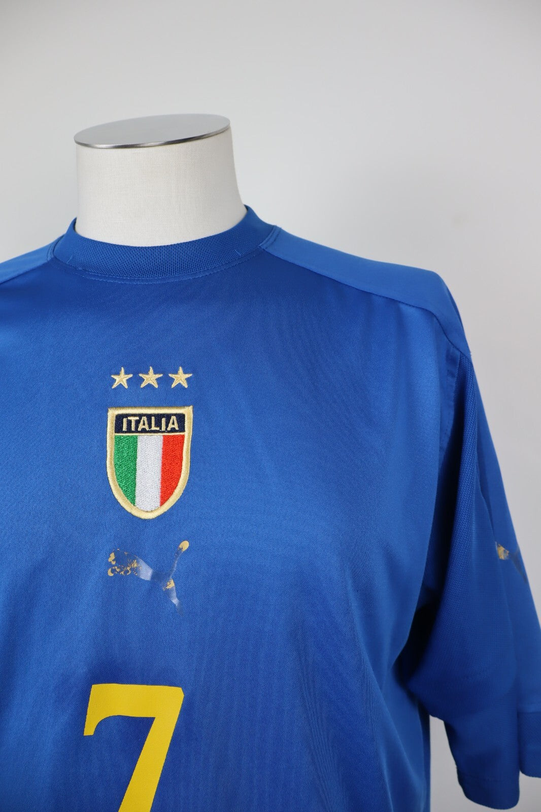 PUMA ITALIA DEL PIERO N 7 MAGLIA CALCIO UOMO Tg XL SOCCER JERSEY SPORT VINTAGE