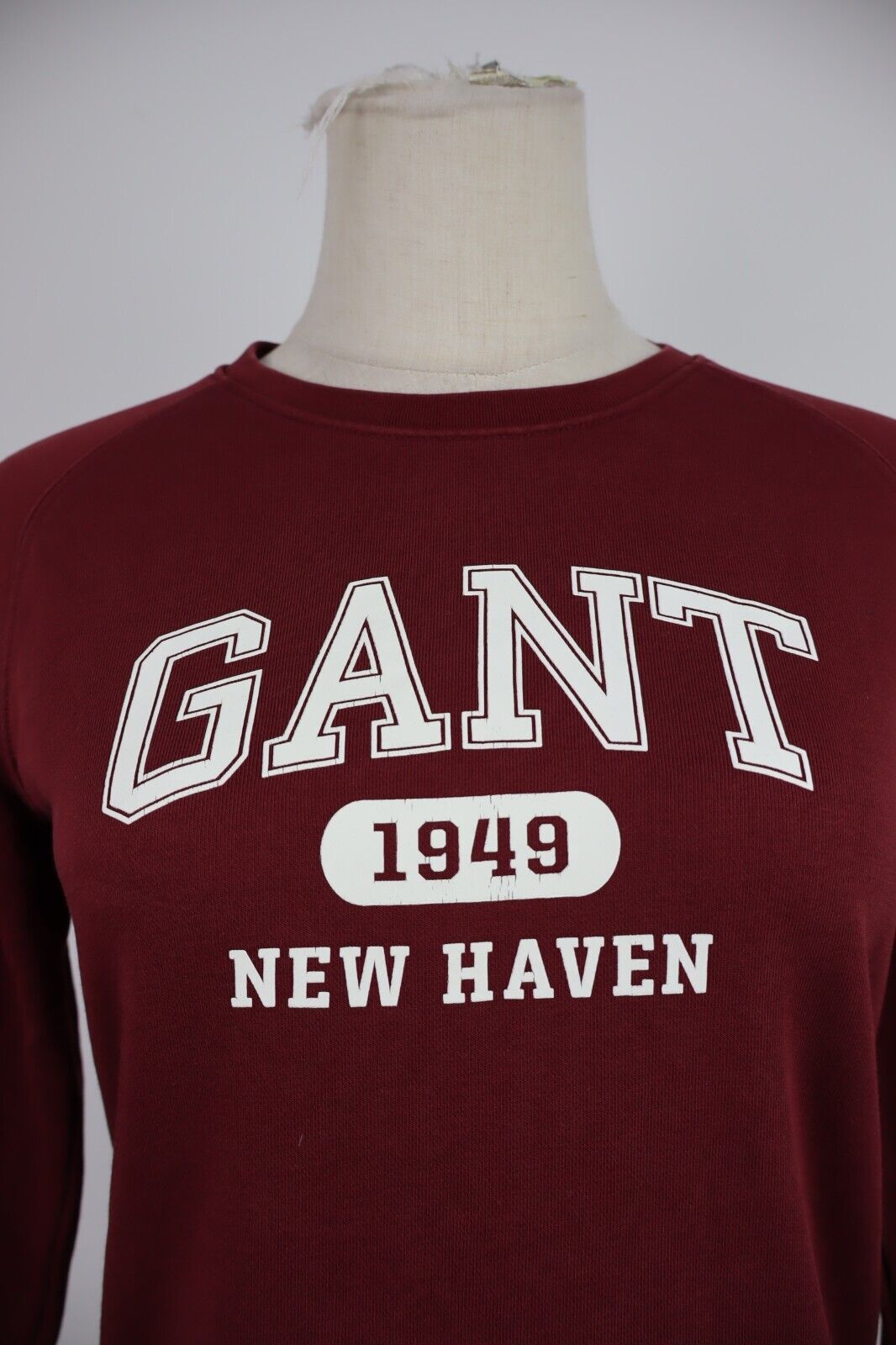 GANT FELPA CAPPUCCIO DONNA TG XS WOMEN CASUAL VINTAGE SWEATSHIRT