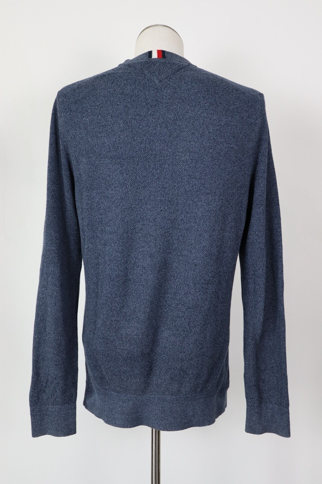 TOMMY HILFIGER MAGLIONE COTONE VINTAGE UOMO Tg. L MAN SWEATER CASUAL