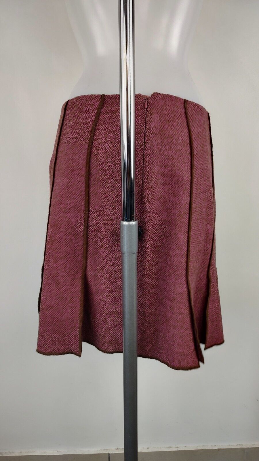 LUISA SPAGNOLI GONNA DONNA LANA WOMAN WOOL SKIRT Tg. 42 CASUAL VINTAGE