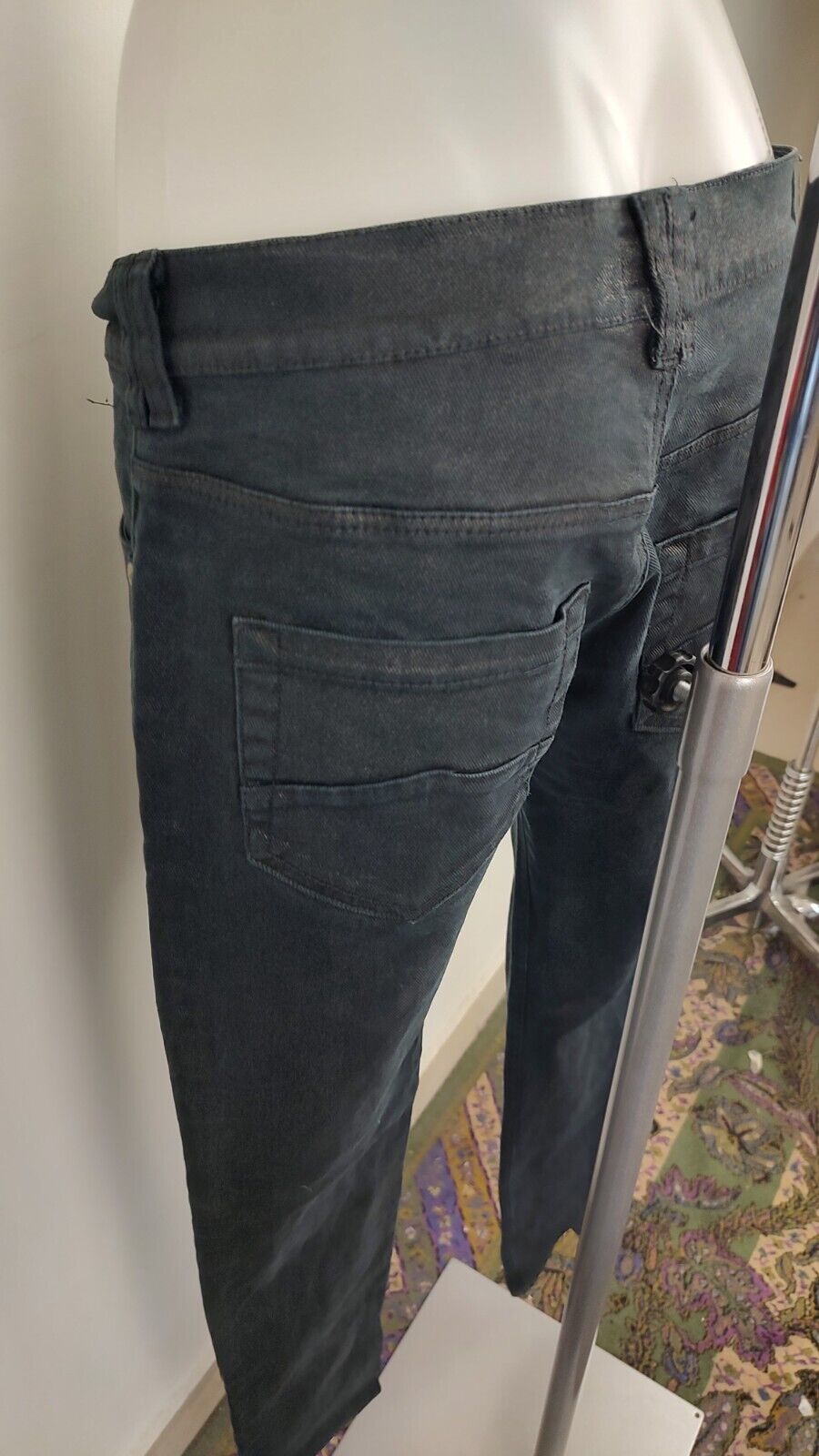 ARMANI JEANS PANTALONE DENIM JEANS DONNA TG 29 WOMAN VINTAGE PANTS