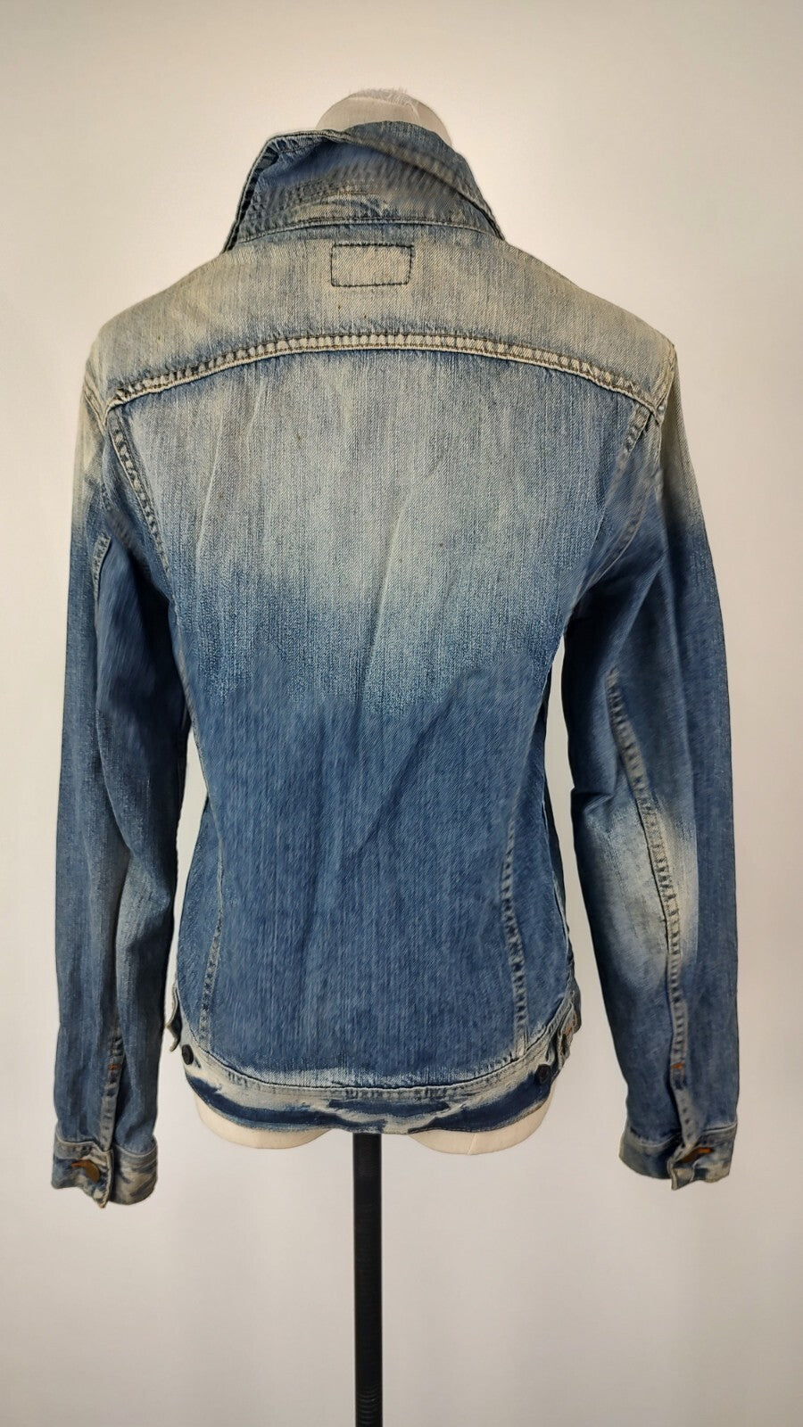 LEE GIUBBINO JEANS DENIM DONNA Tg S WOMAN CASUAL VINTAGE JACKET
