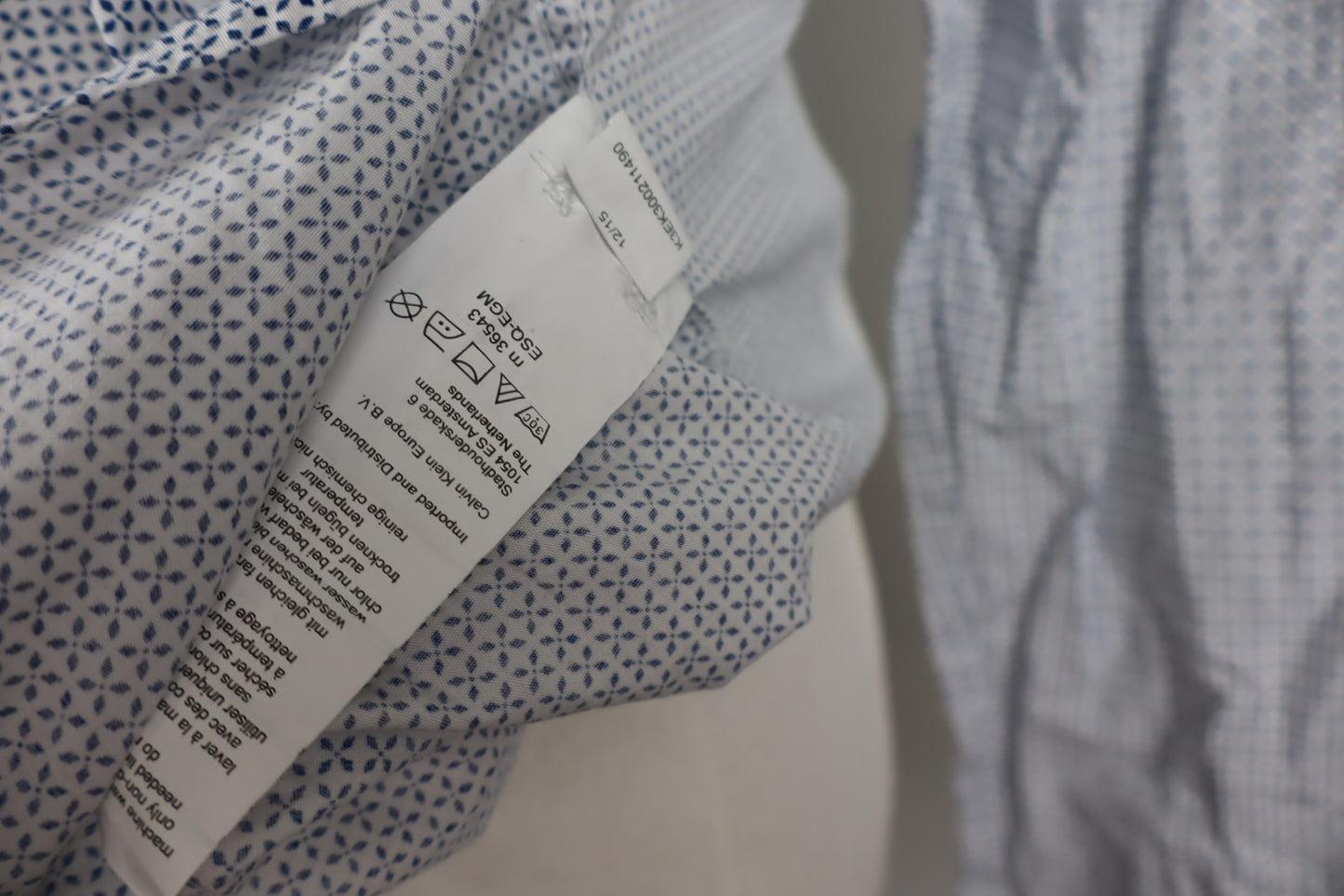 CALVIN KLEIN CAMICIA UOMO 41 16 MAN CASUAL VINTAGE SHIRT COTONE COTTON LOGO