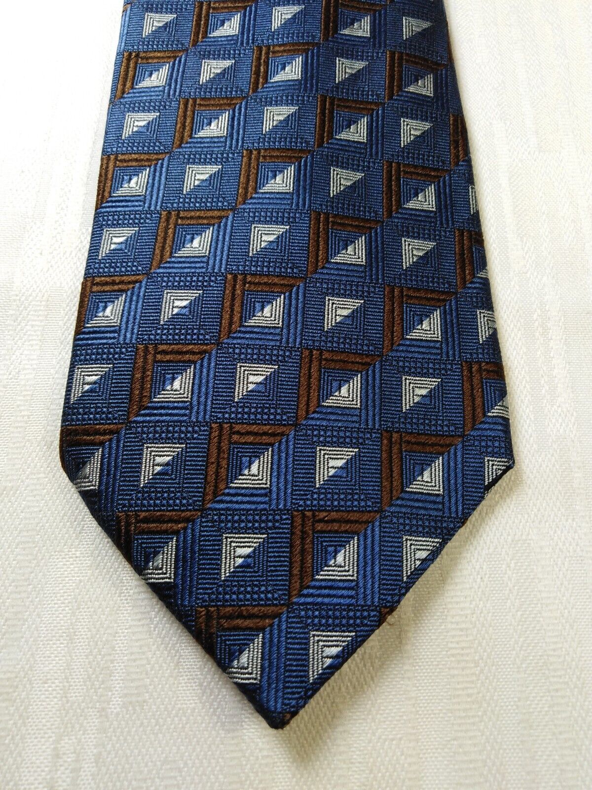 TINO COSMA 100% SETA SILK TIE CRAVATTA NECKTIE ITALY VINTAGE CLASSIC