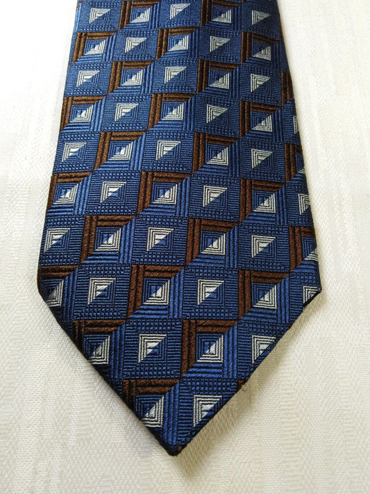 TINO COSMA 100% SETA SILK TIE CRAVATTA NECKTIE ITALY VINTAGE CLASSIC