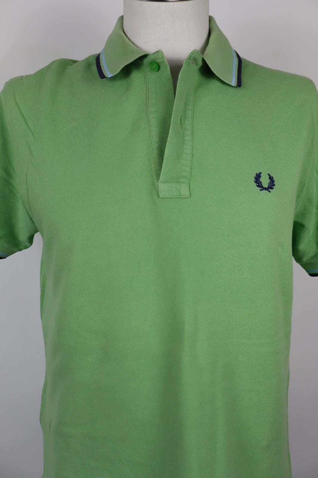 FRED PERRY POLO MAGLIA UOMO COTONE TG 44" 112CM  MAN SHIRT CASUAL VINTAGE