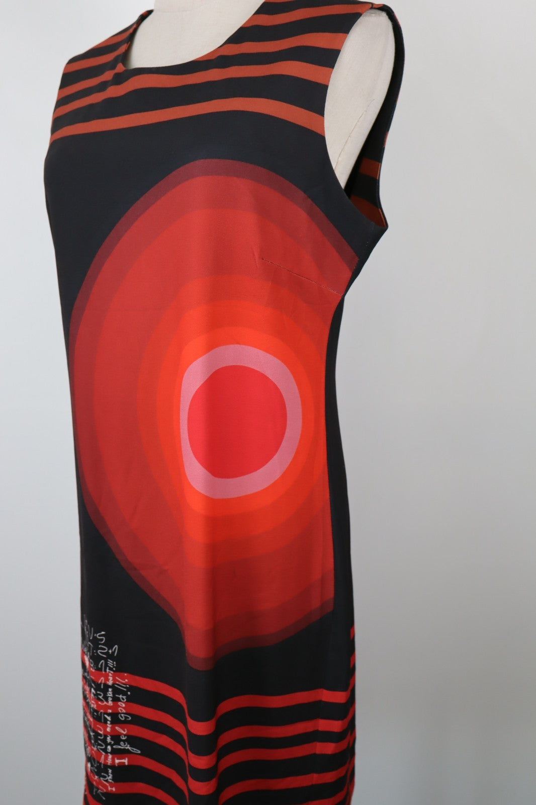 DESIGUAL  VESTITO ABITO DONNA TG.  42  SHORT WOMAN CASUAL VINTAGE DRESS