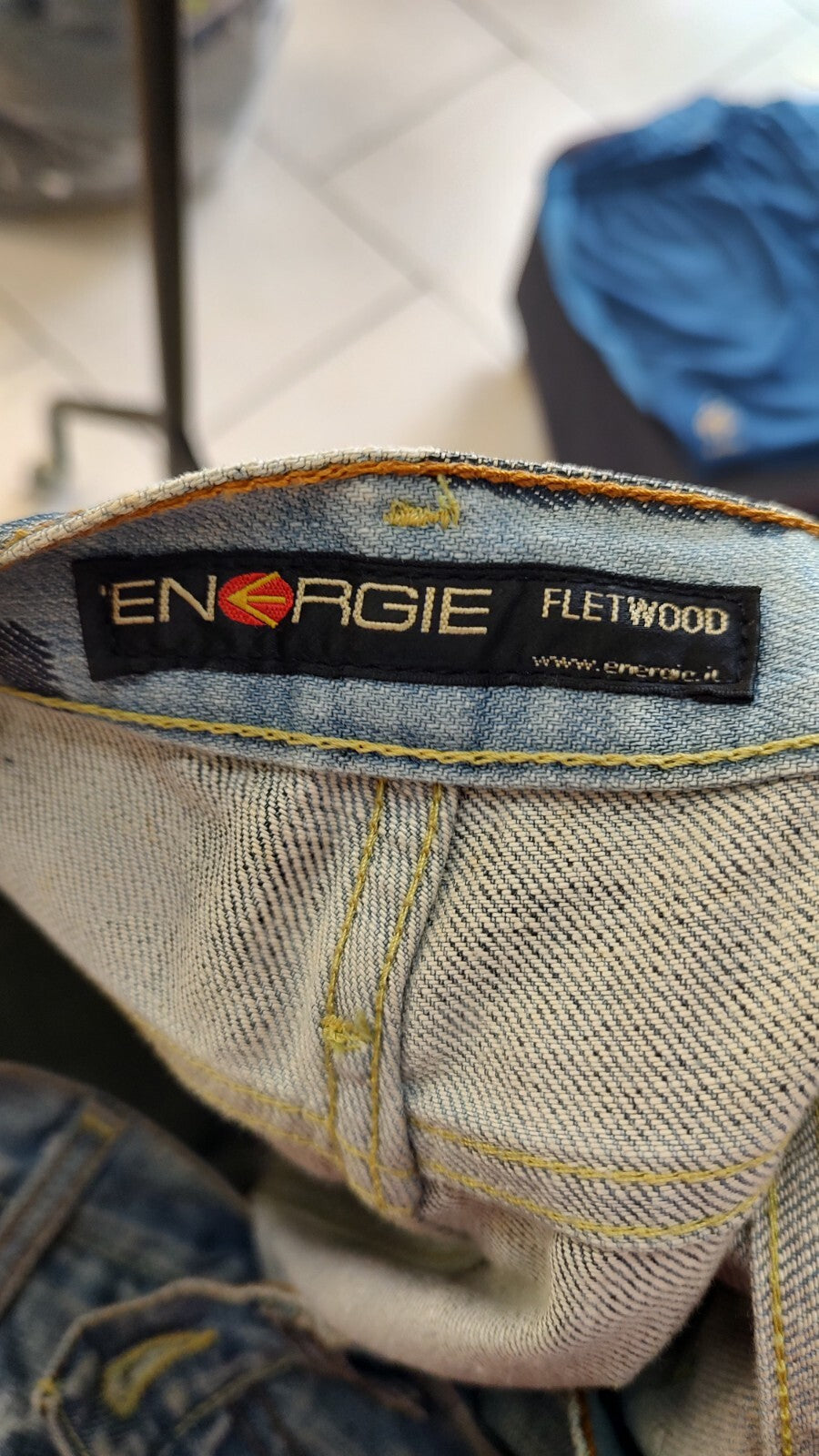 ENERGIE JEANS PANTALONE UOMO CASUAL TG W29 MAN VINTAGE PANTS DENIM