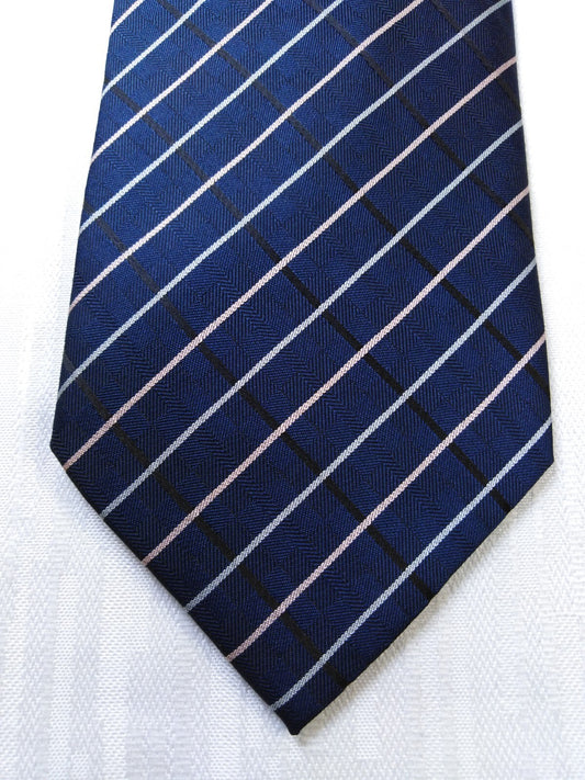 LUCIO LAMBERTI 100% SILK TIE SETA CRAVATTA NECKTIE MADE IN ITALY CLASSIC