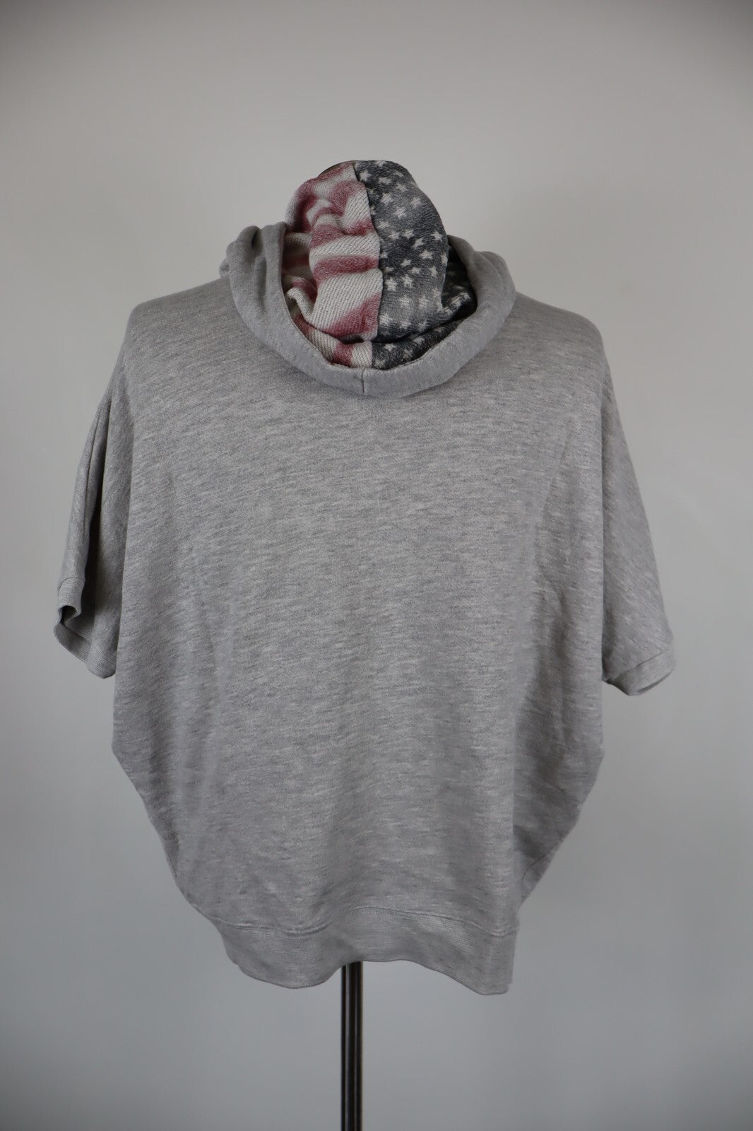 CONVERSE FELPA CAPPUCCIO UOMO Tg L MAN CASUAL VINTAGE SWEATSHIRT CASUAL COTONE