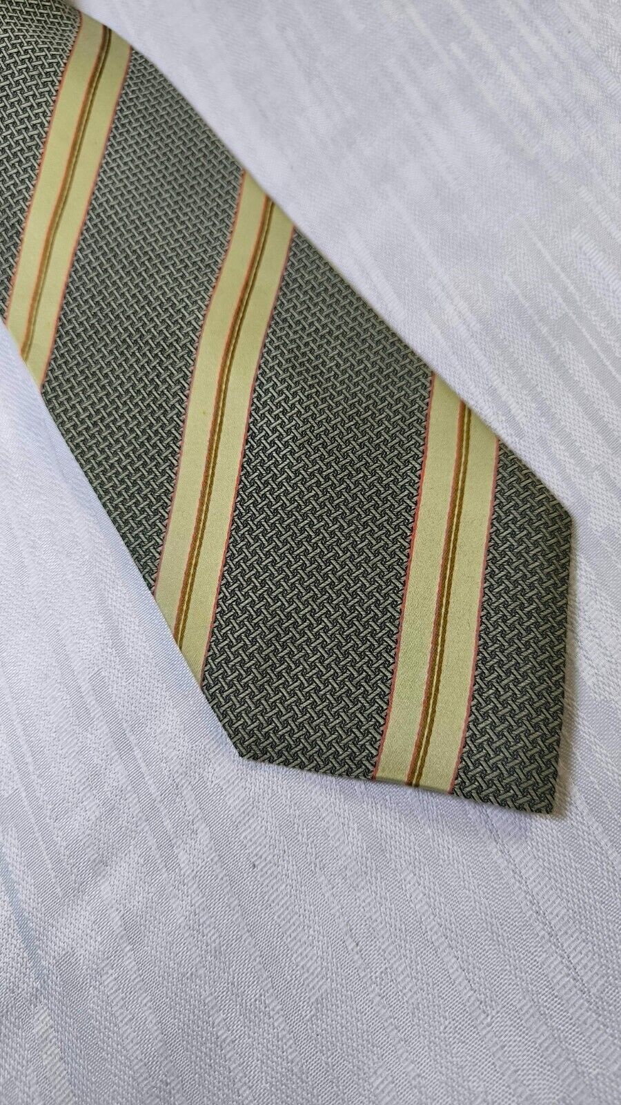 RICHEL 100% SILK TIE SETA CRAVATTA NECKTIE MADE IN ITALY