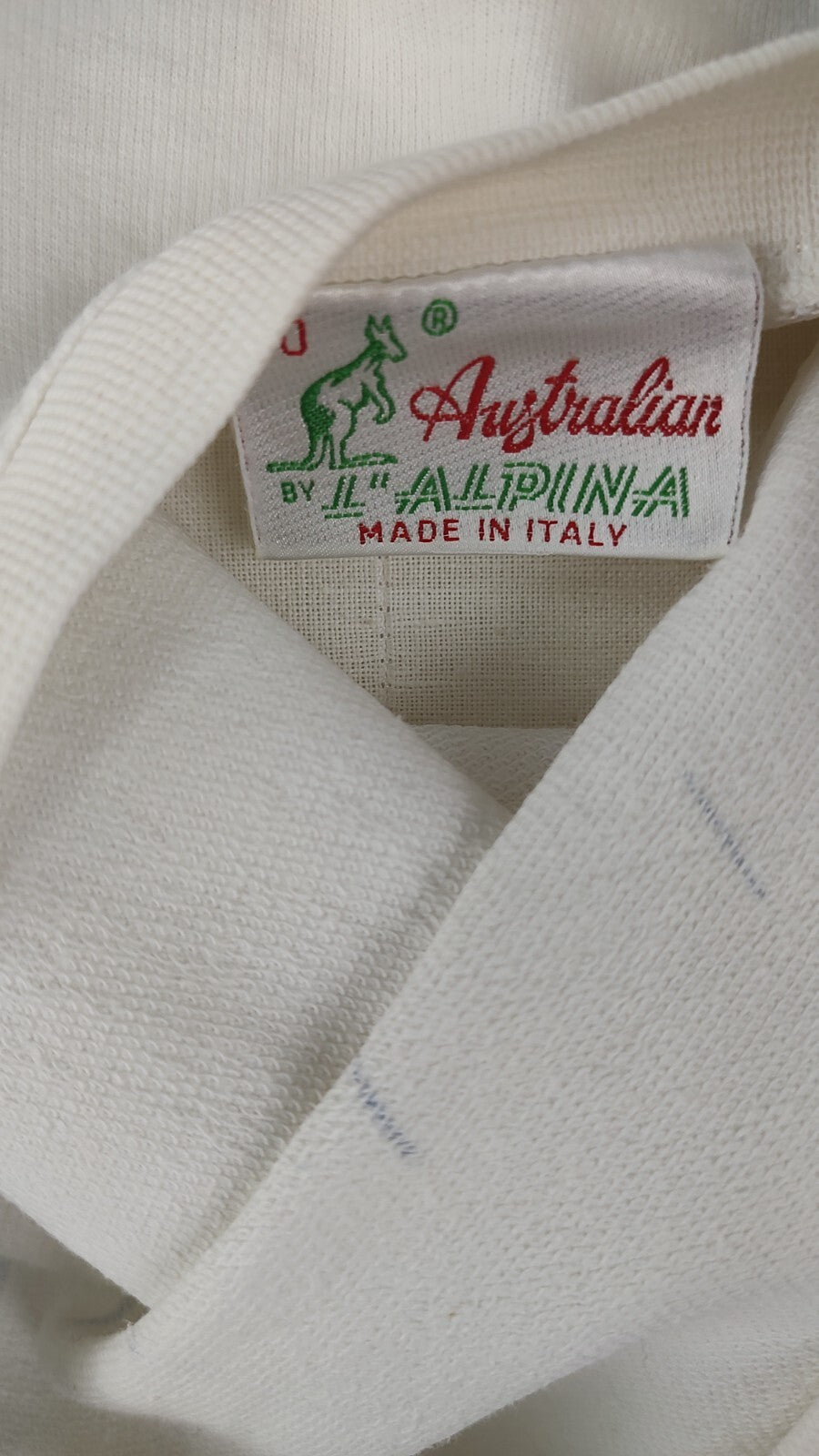 AUSTRALIAN MAGLIONE COTONE MAGLIA UOMO Tg. 50 MAN VINTAGE SWEATER SMANICATO