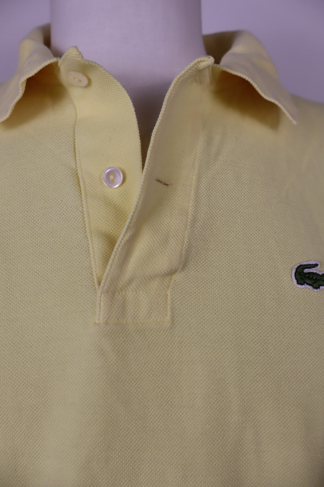 LACOSTE MAGLIA UOMO COTONE TG. 5 MAN COTTON POLO SHIRT CASUAL VINTAGE  LOGO
