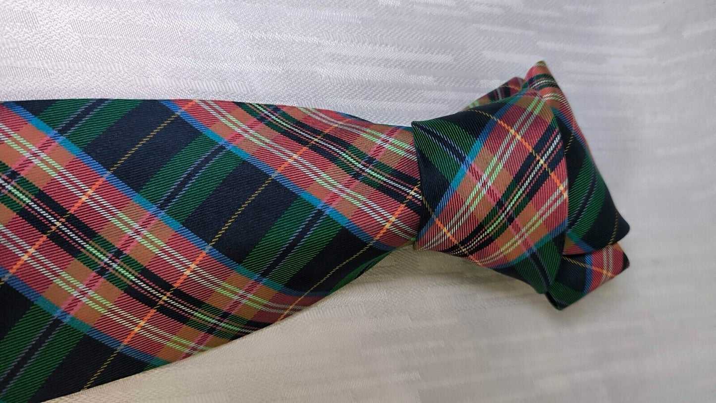 FUMAGALLI 100%  SILK TIE SETA CRAVATTA UOMO NECKTIE MADE IN ITALY VINTAGE