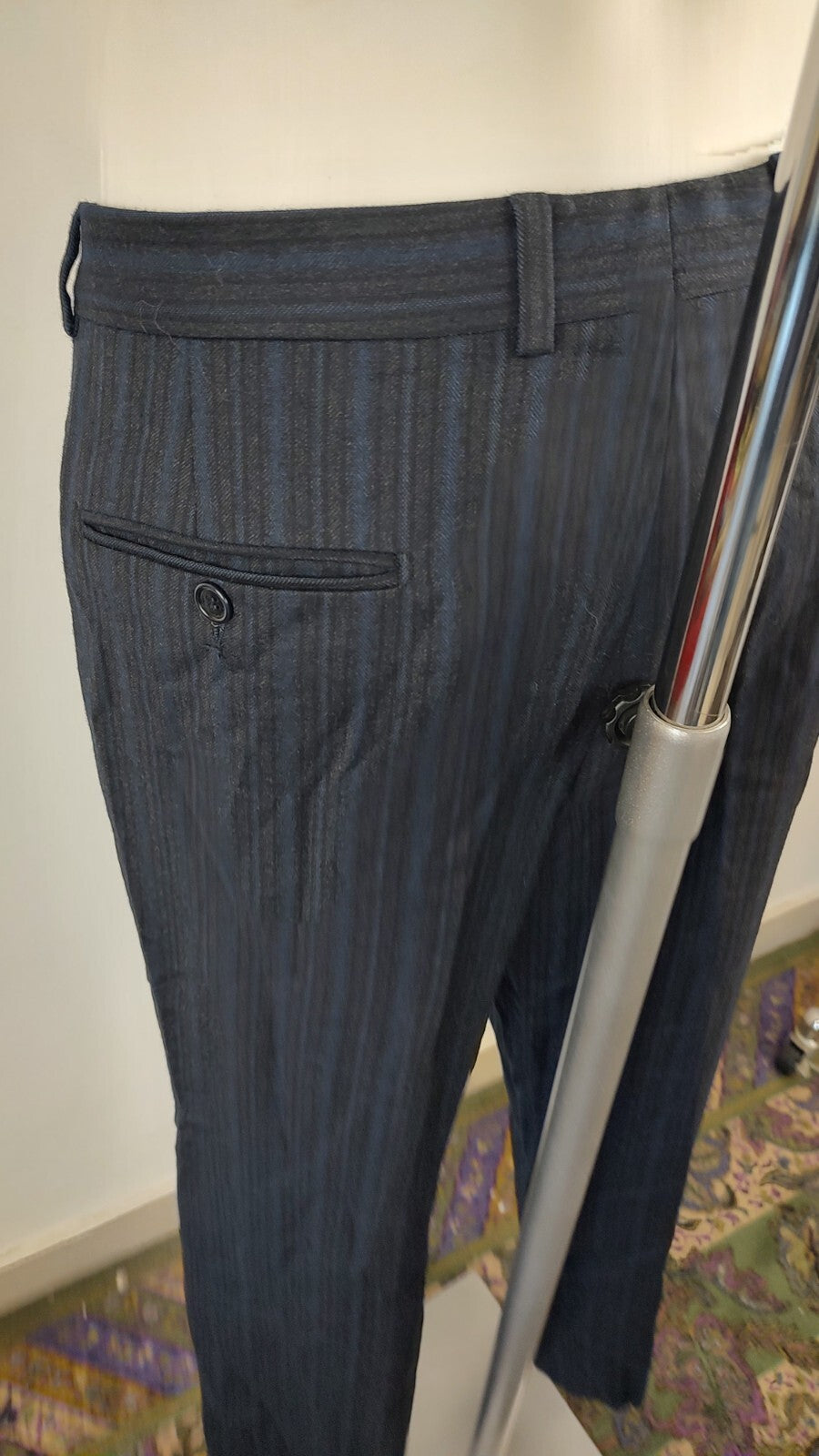 PIERRE CARDIN PANTALONE CASUAL UOMO W36 MAN VINTAGE PANTS LANA