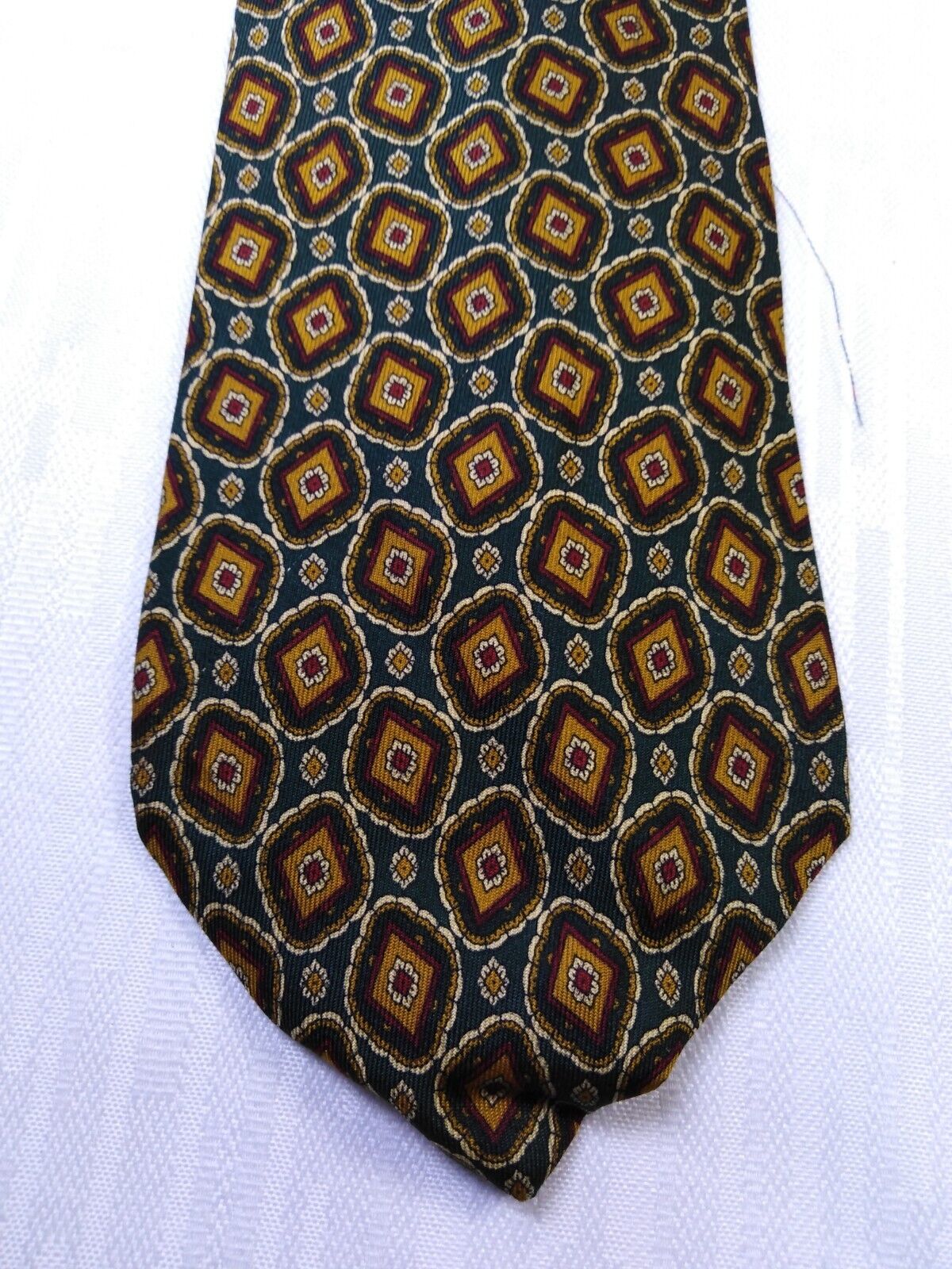 ALBERTO MUCCIOLO 100% SILK TIE SETA CRAVATTA NECKTIE MADE IN ITALY