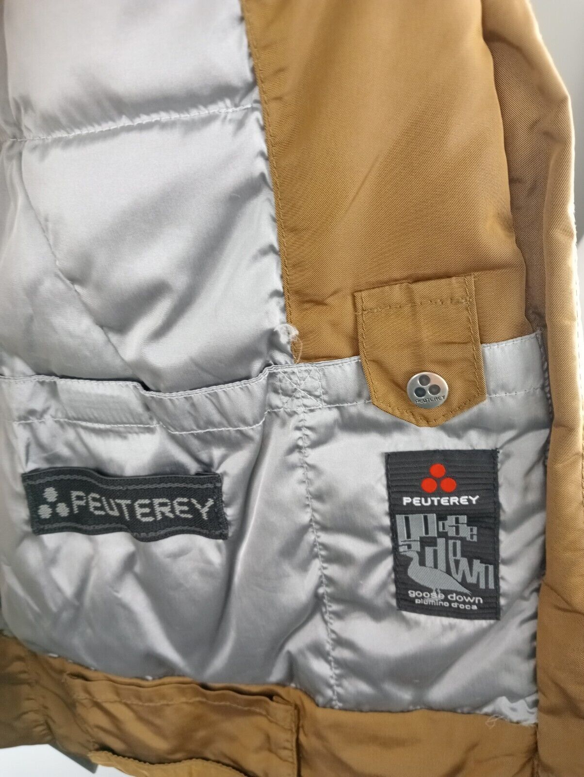 PEUTEREY GIUBBINO IMBOTTITO DONNA TG 42 WOMAN JACKET CASUAL VINTAGE