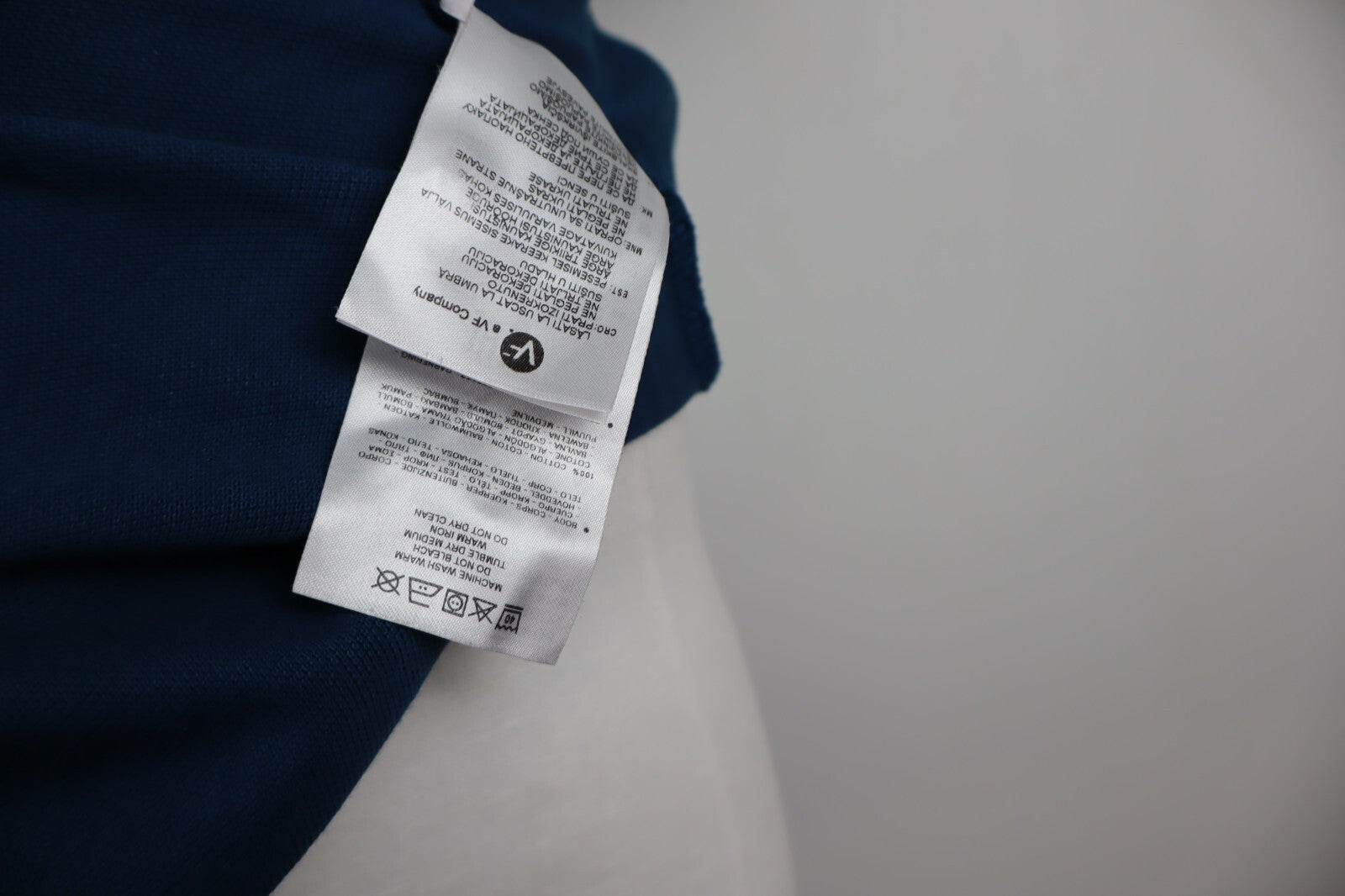 NAPAPIJRI MAGLIA POLO UOMO TG. M MAN T-SHIRT COTONE COTTON CASUAL VINTAGE BLU