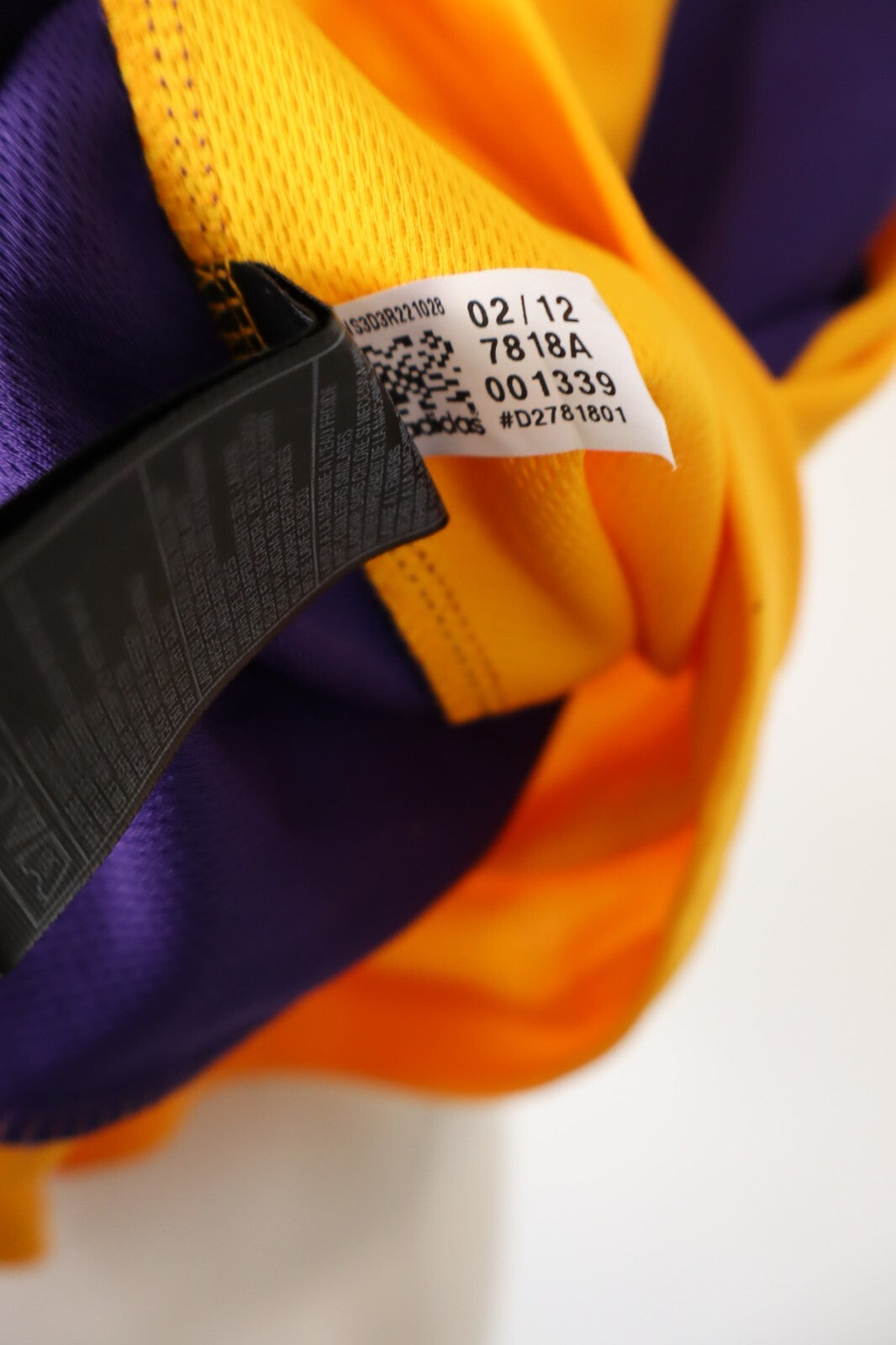 ADIDAS NBA LAKERS CANOTTA BASKET NBA UOMO TG. XXL SPORT MAN 24 BRYANT