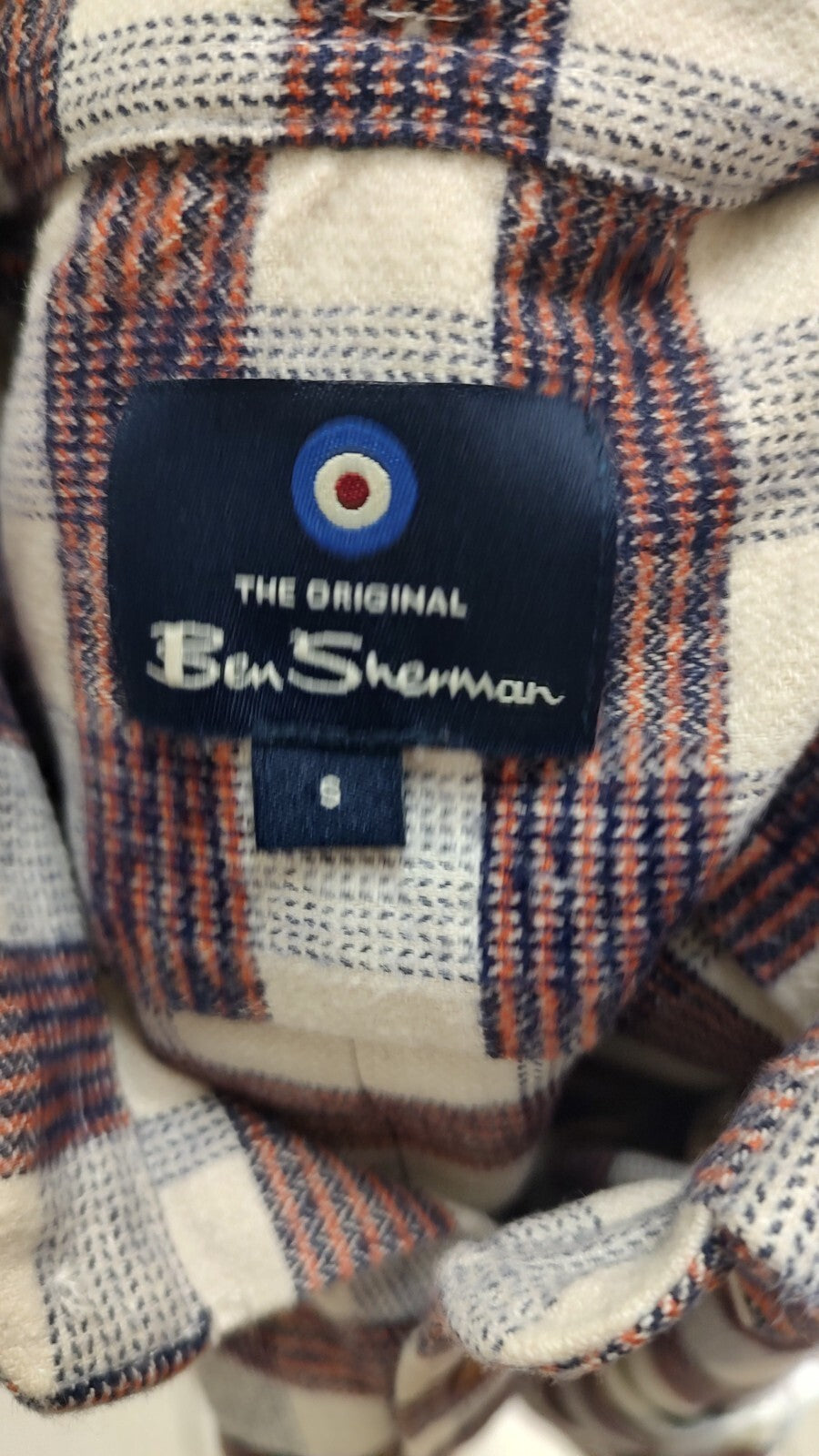 BEN SHERMAN CAMICIA UOMO COTONE TG. S MAN CASUAL VINTAGE SHIRT