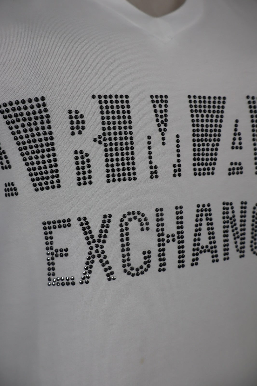 ARMANI EXCHANGE MAGLIA DONNA TG S WOMAN CASUAL VINTAGE TOP T-SHIRT COTONE COTTON