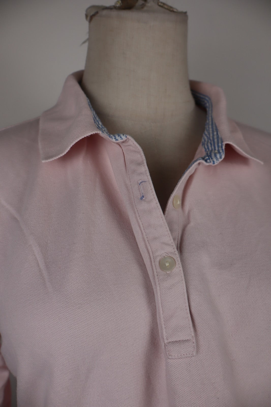 TOMMY HILFIGER POLO MAGLIA DONNA COTONE XL WOMAN SHIRT CASUAL VINTAGE MANICA 3/4