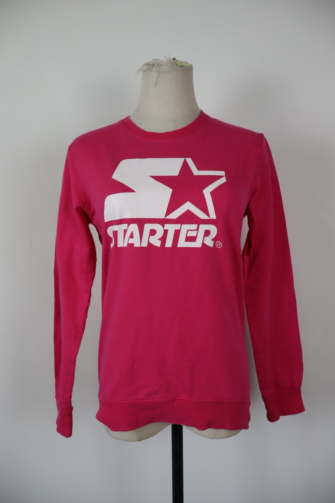 STARTER FELPA DONNA Tg XS WOMAN CASUAL VINTAGE SPORT SWEATSHIRT COTONE