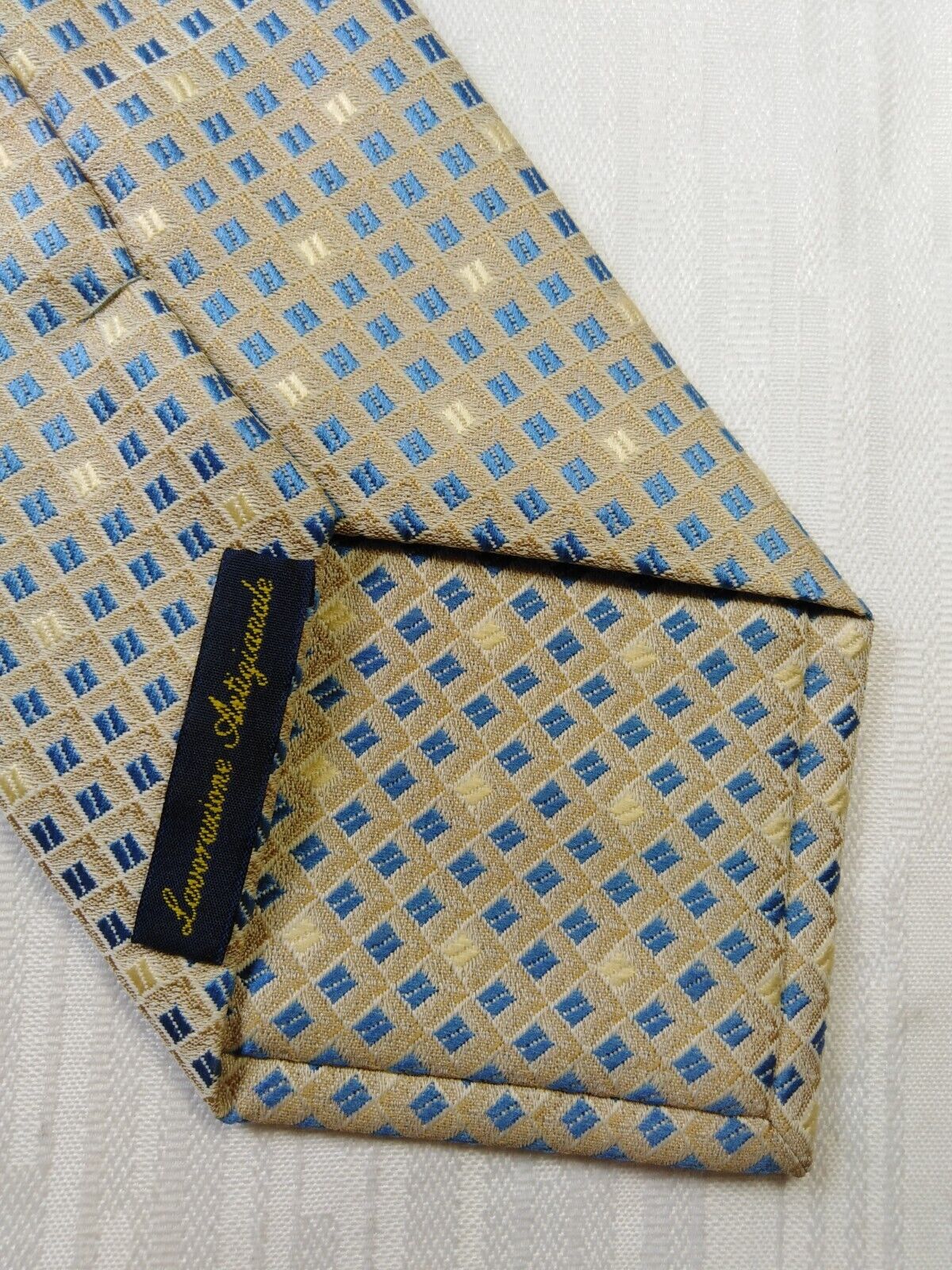 GIORGIO MARIANI 100% SILK TIE SETA CRAVATTA NECKTIE MADE IN ITALY SELF TIPPED