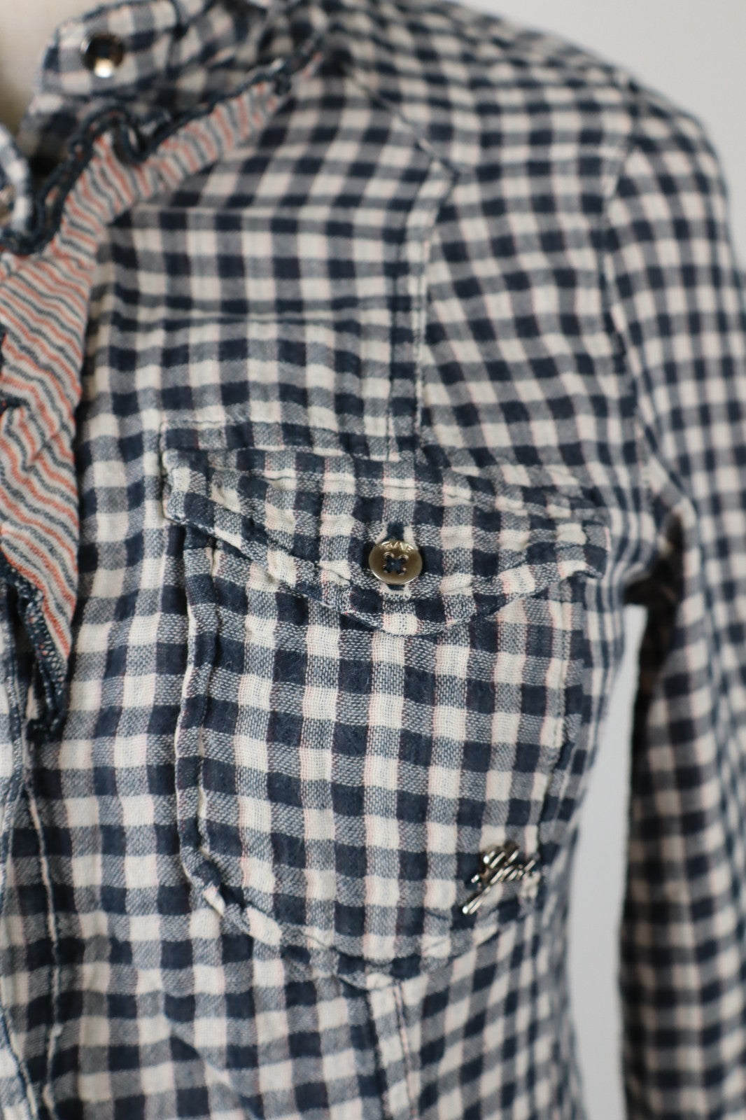 GAS CAMICIA DONNA TG. S WOMAN SHIRT CASUAL VINTAGE COTONE COTTON