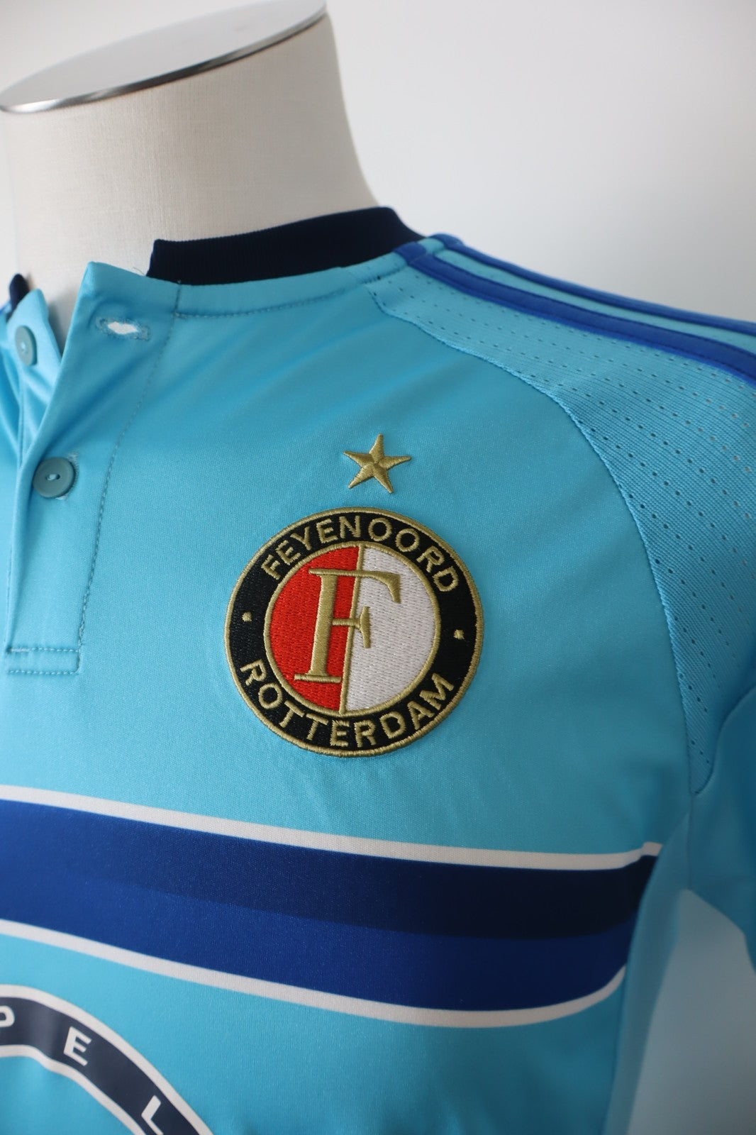 ADIDAS FEYENOORD SPORT MAGLIA CALCIO RAGAZZO Tg 13/14 ANNI TRIKOT SOCCER JERSEY