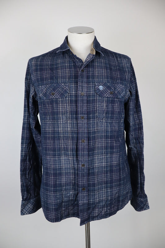 TIMBERLAND CAMICIA UOMO TG. M SLIM FIT MAN CASUAL VINTAGE SHIRT COTONE COTTON