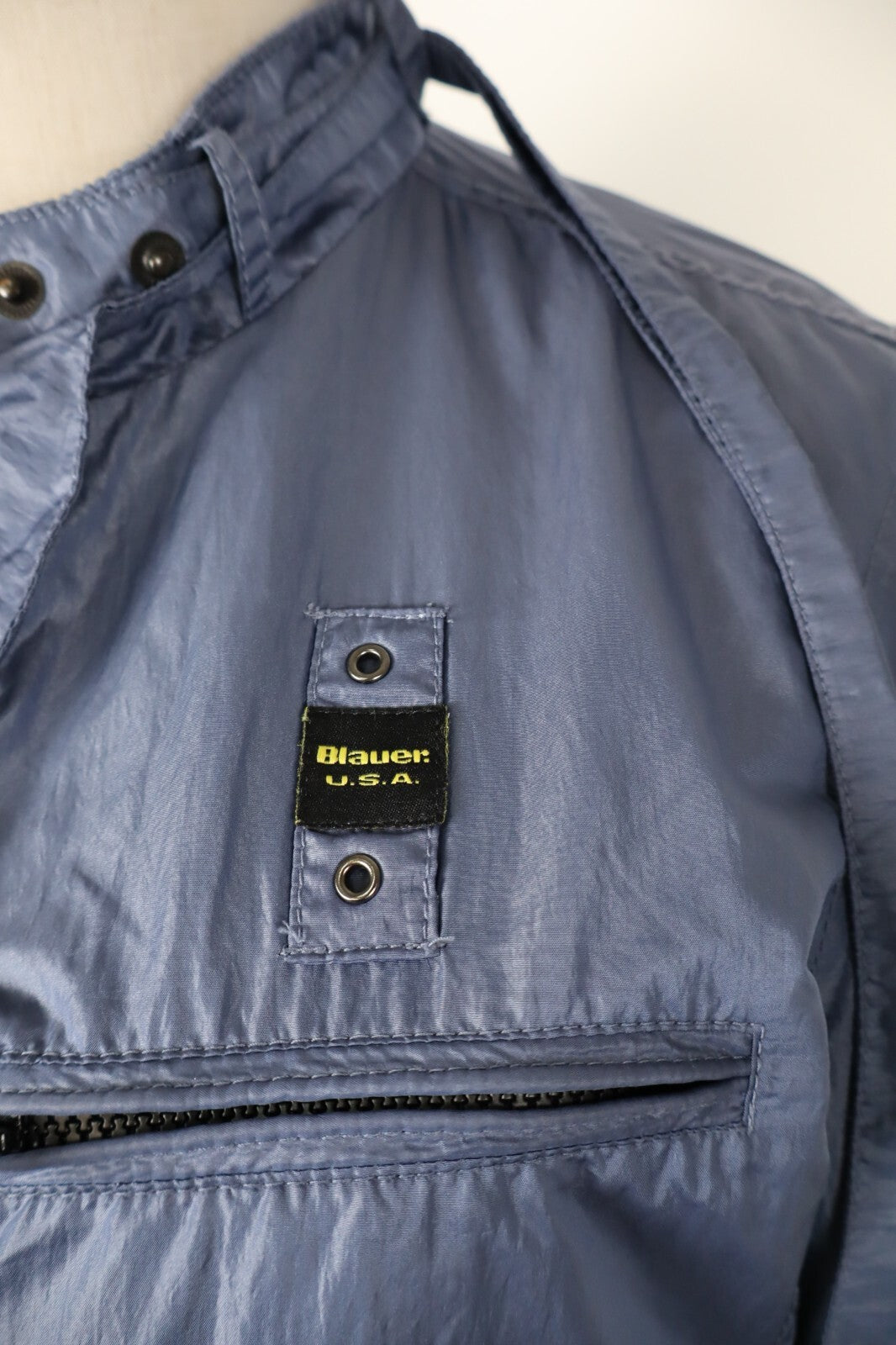 BLAUER GIUBBINO LEGGERO IMPERMEABILE DONNA Tg XL WOMAN JACKET CASUAL VINTAGE