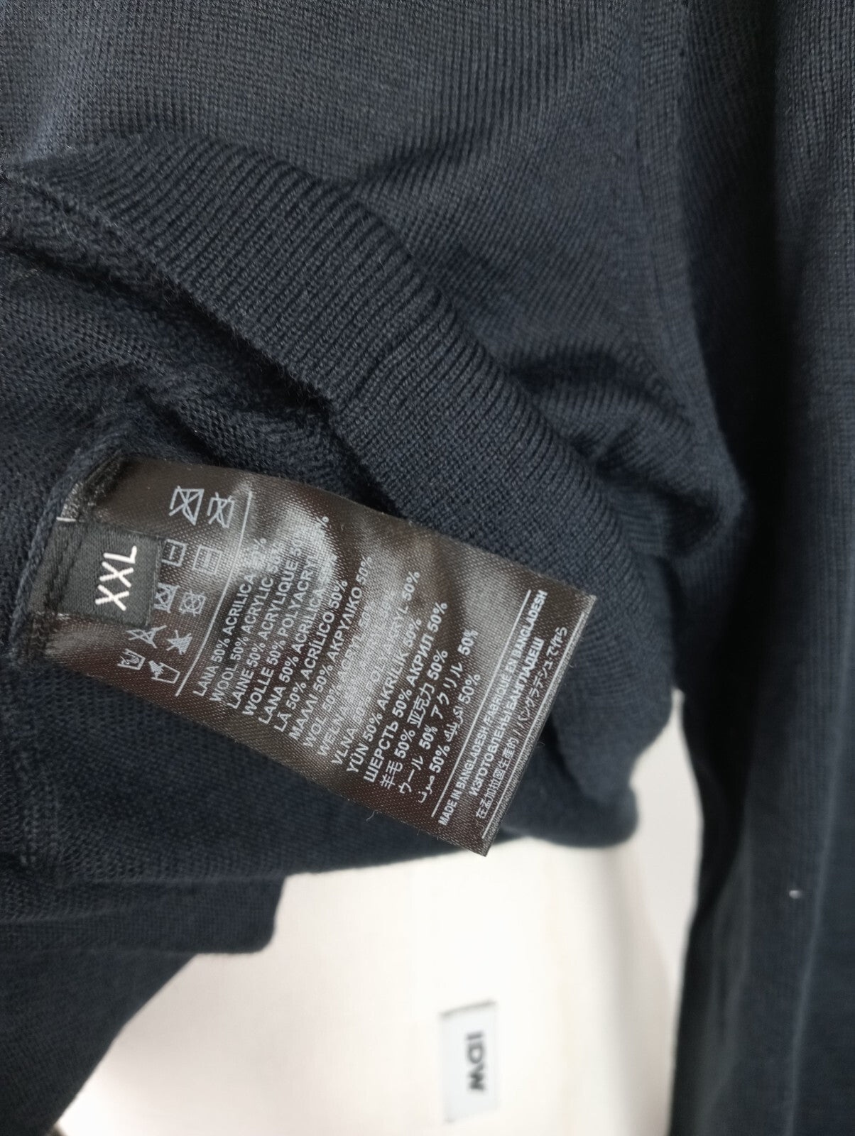 JOHN RICHMOND MAGLIONE LANA UOMO TG 2XL MAN SWEATER CASUAL VINTAGE