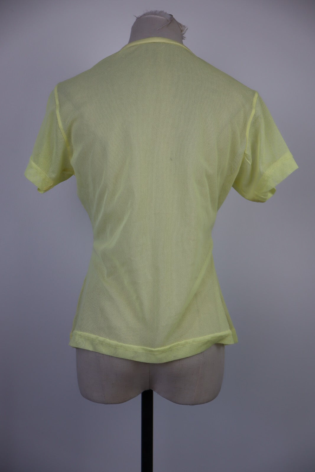 MAGLIA CROP TOP DONNA M WOMAN T-SHIRT GRUNGE A RETE CHIC VINTAGE Y2K 2000'S