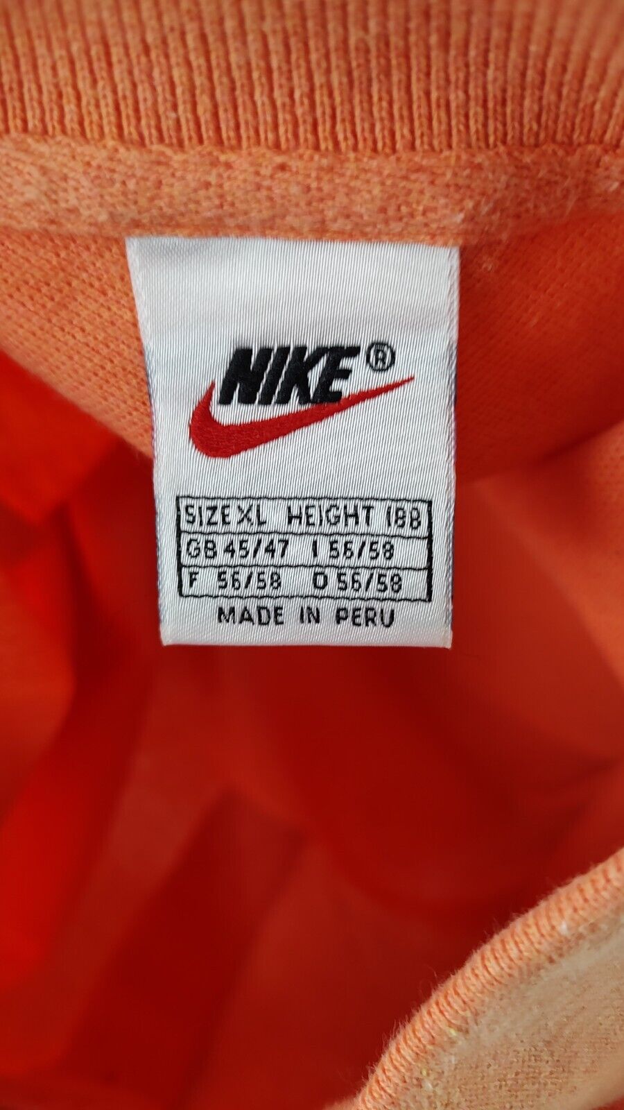 NIKE MAGLIA POLO UOMO COTONE TG. XL MAN SHIRT CASUAL VINTAGE COTTON