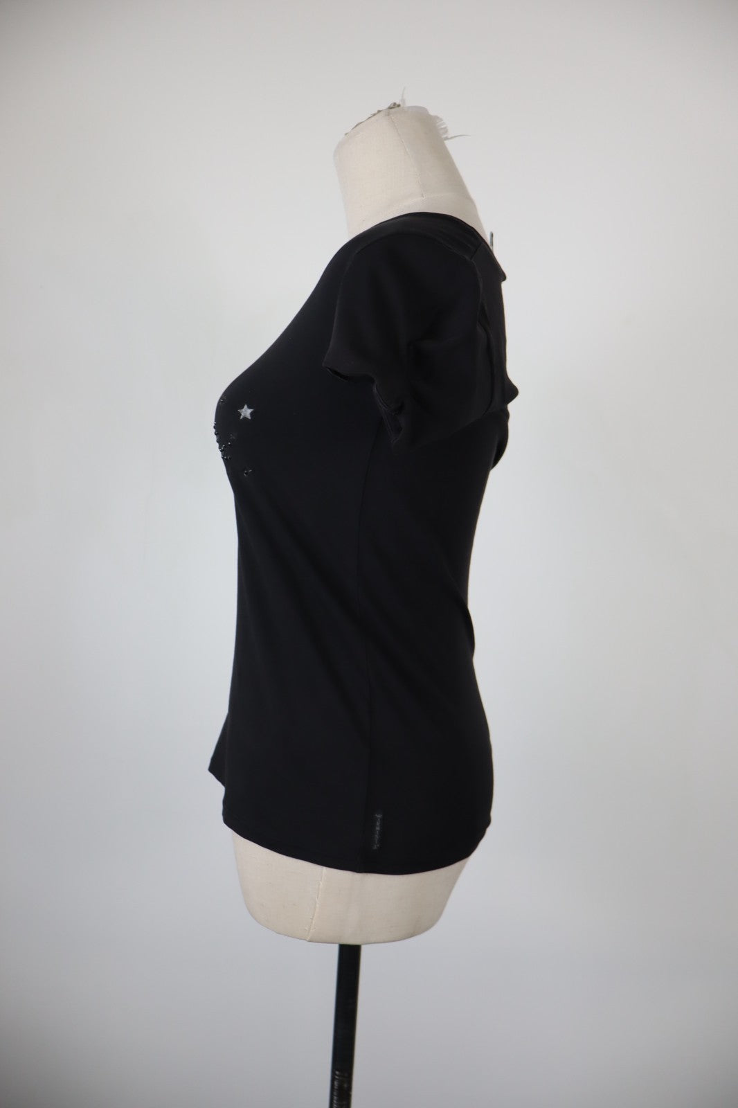 ARMANI JEANS MAGLIA DONNA TG. XS WOMAN CASUAL VINTAGE T-SHIRT TOP COTONE