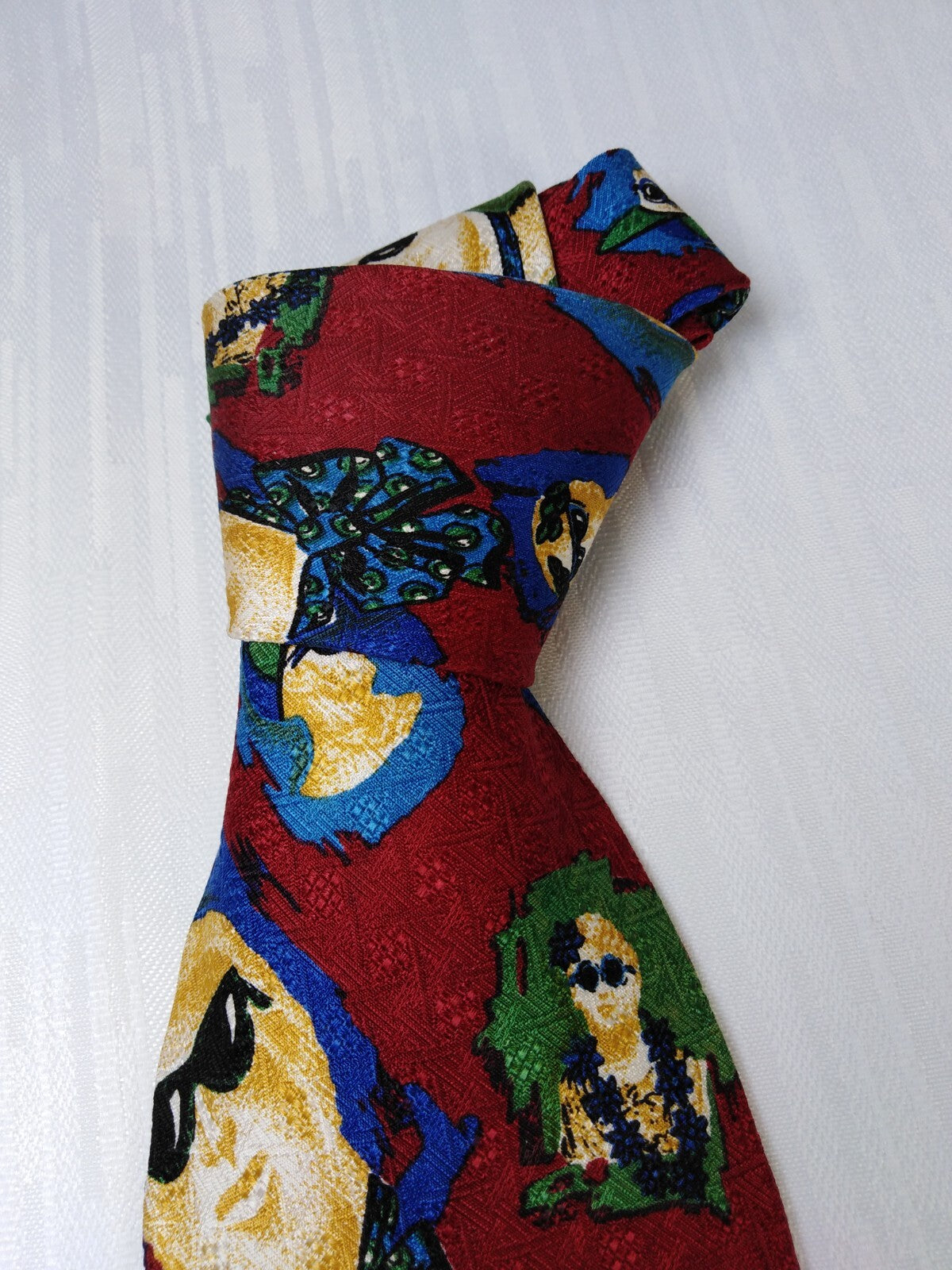 ROBERTO MOCELLINI 100%  SILK TIE SETA CRAVATTA NECKTIE MADE IN ITALY