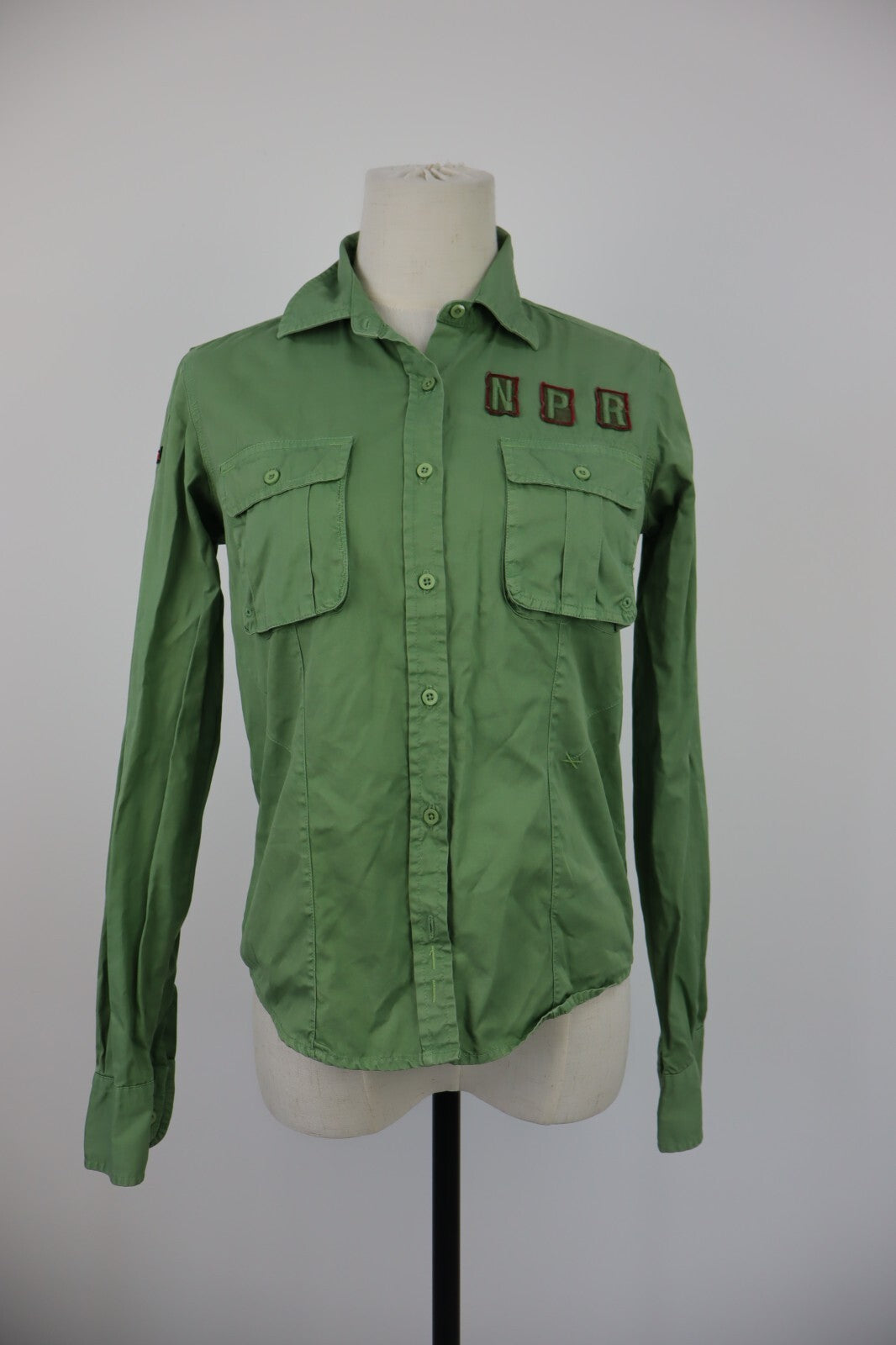 NAPAPIJRI CAMICIA  DONNA TG. S WOMAN SHIRT CASUAL VINTAGE COTONE COTTON
