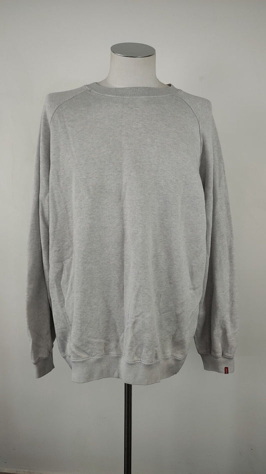 LEVI'S FELPA UOMO Tg XL SPORT MAN SWEATSHIRT CASUAL VINTAGE RED TAB
