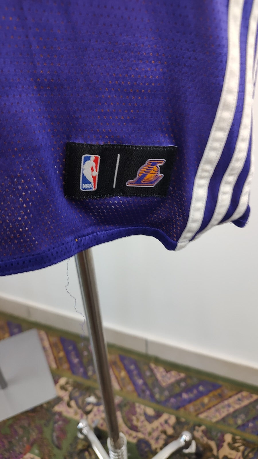 ADIDAS NBA LAKERS CANOTTA BASKET NBA UOMO TG. M SPORT MAN DOUBLE FACE