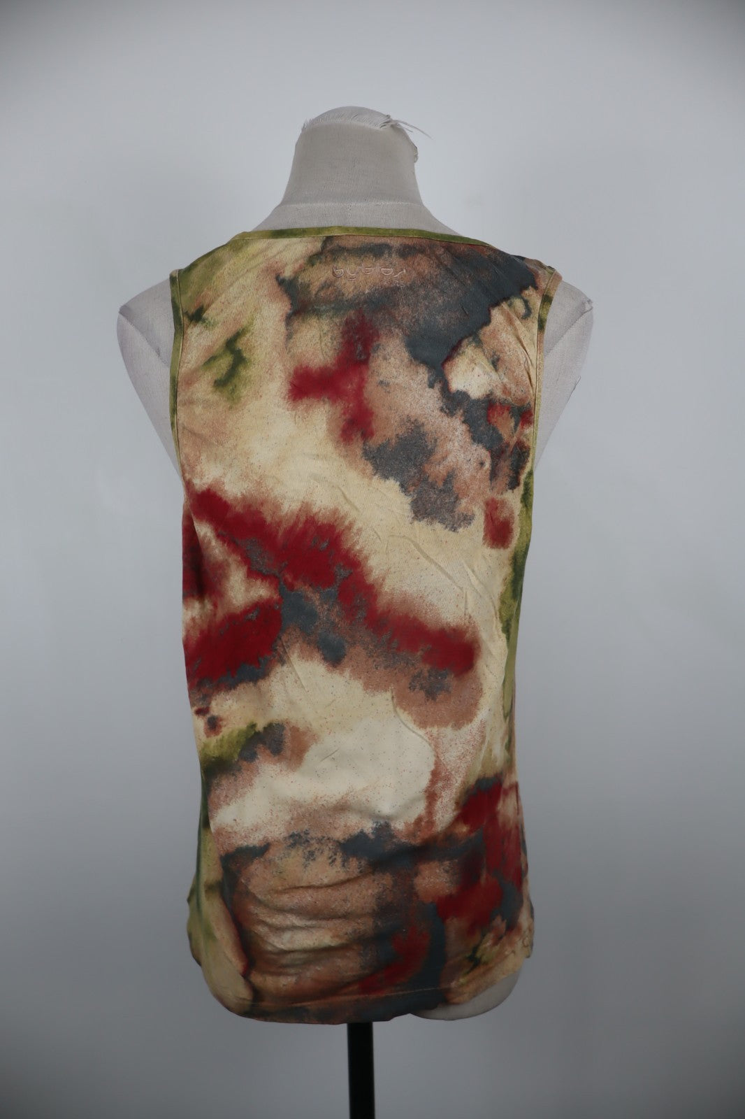 BYBLOS MARE MAGLIA CANOTTA TOP DONNA TG. M WOMAN CASUAL VINTAGE T-SHIRT LOGO