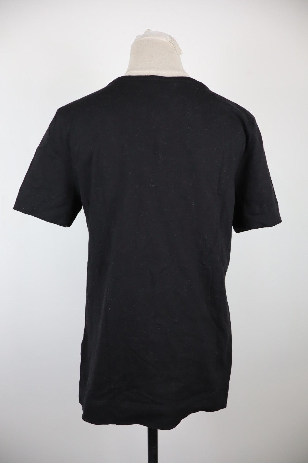 TOMMY HILFIGER MAGLIA COTONE DONNA TG. M WOMAN CASUAL VINTAGE T-SHIRT NERO