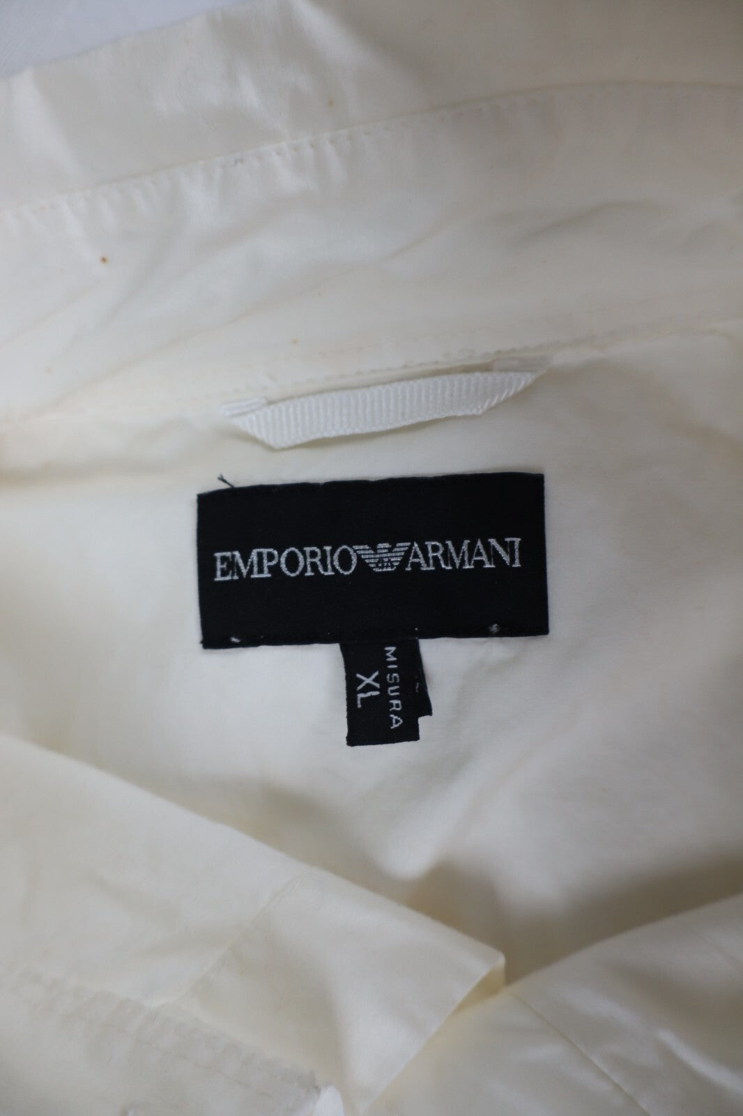 EMPORIO ARMANI  CAMICIA SHIRT UOMO MAN TG. XL CASUAL VINTAGE COTTON COTONE